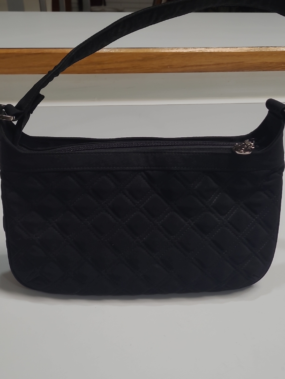 Vera Bradley Black Quilted Fabric Handbag